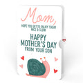 Love You Slow Much Snail Mother’s Day Pop-Up Card and Blushing Snail from Your Son Sentiment Set for Mom