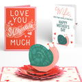 Love You Slow Much Snail Mother’s Day Pop-Up Card and Sentiment Set for Wife