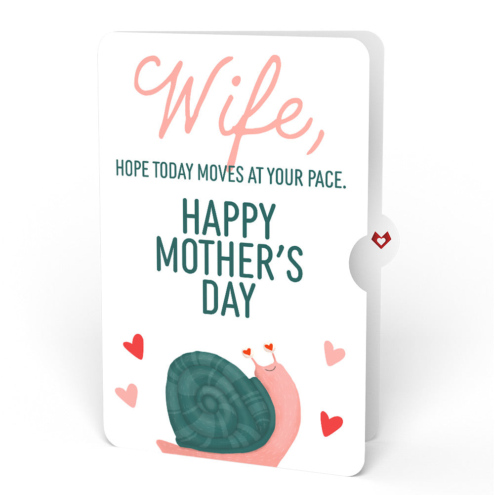 Love You Slow Much Snail Mother’s Day Pop-Up Card and Sentiment Set for Wife