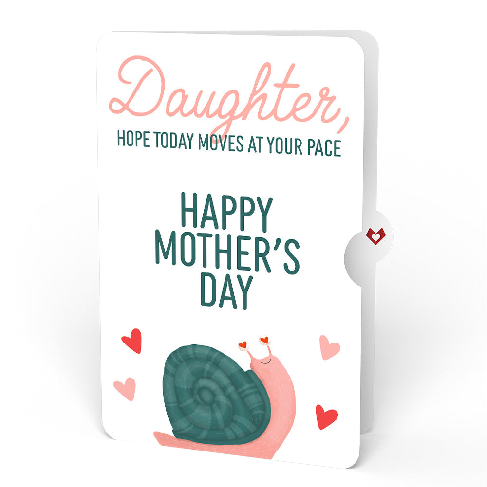 Love You Slow Much Snail Mother’s Day Pop-Up Card and Sentiment Set for Daughter
