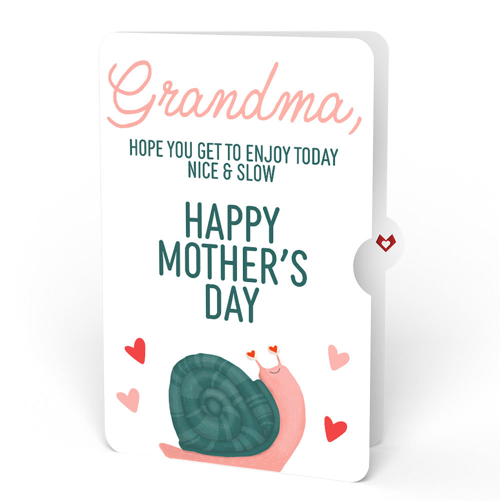 Love You Slow Much Snail Mother’s Day Pop-Up Card and Sentiment Set for Grandmother