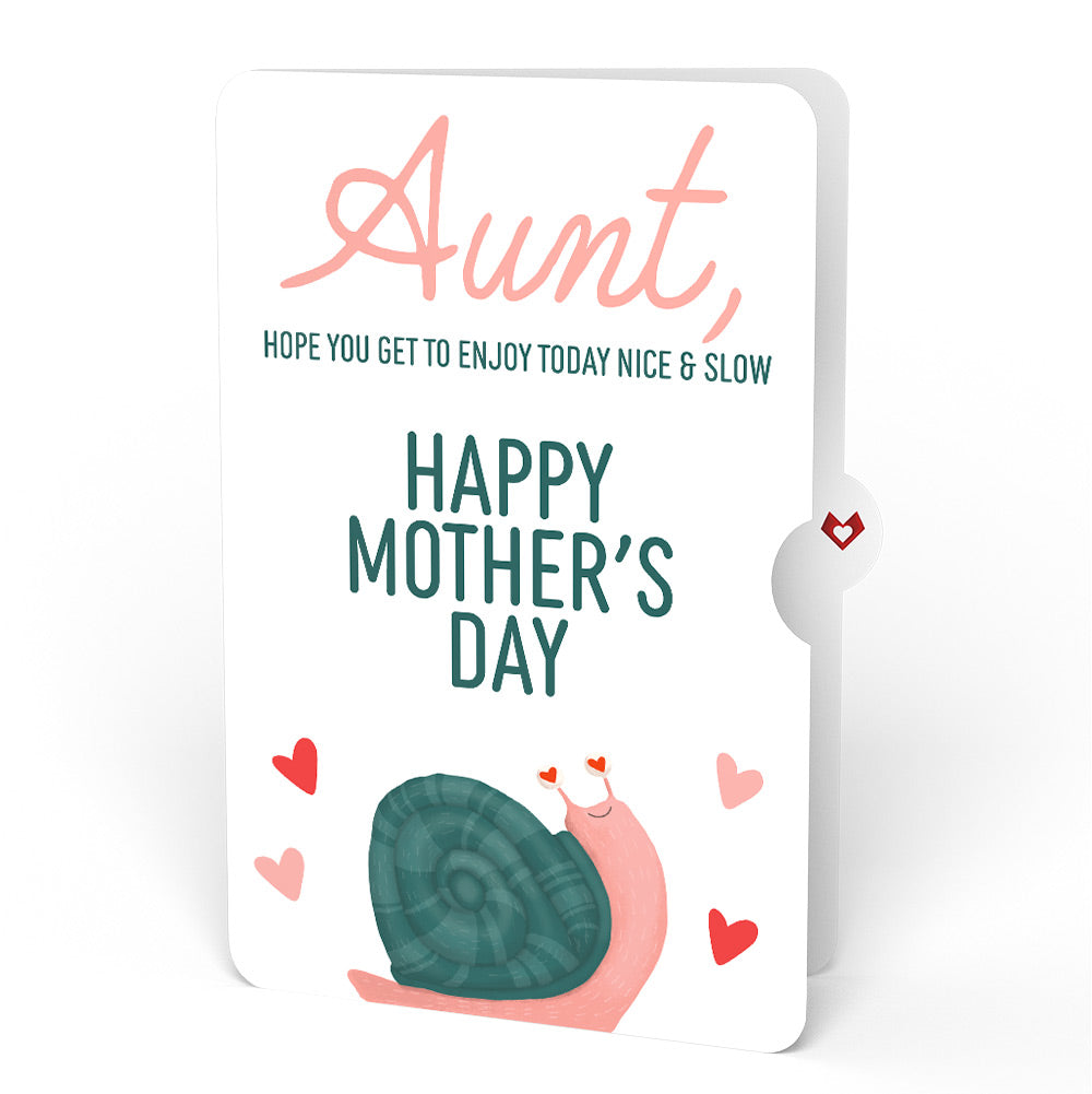Love You Slow Much Snail Mother’s Day Pop-Up Card and Sentiment Set for Aunt