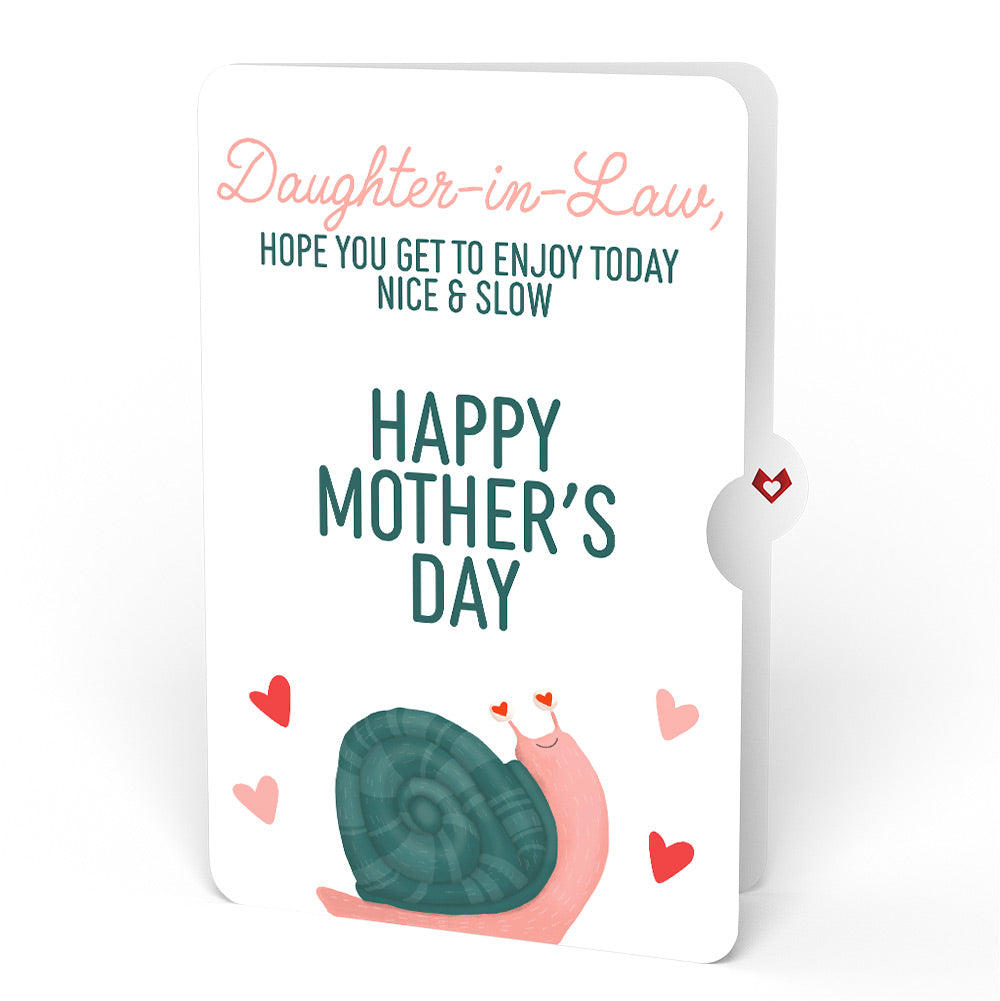 Love You Slow Much Snail Mother’s Day Pop-Up Card and Sentiment Set for Daughter-in-law