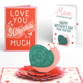 Love You Slow Much Snail Mother’s Day Pop-Up Card and Blushing Snail from Your Kids Sentiment Set for Mom