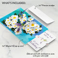 Daisy Patch Hummingbirds Birthday Pop-Up Card and A Little Hummingbird Kisses Sentiment Set