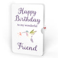 Daisy Patch Hummingbirds Birthday Pop-Up Card and Sentiment Set for Friend
