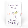 Lovely Hummingbird Birthday Pop-Up Card and A Little Hummingbird Kisses Sentiment Set