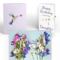 Love in Bloom Hummingbird Birthday Pop-Up Card and Sentiment Set for Daughter