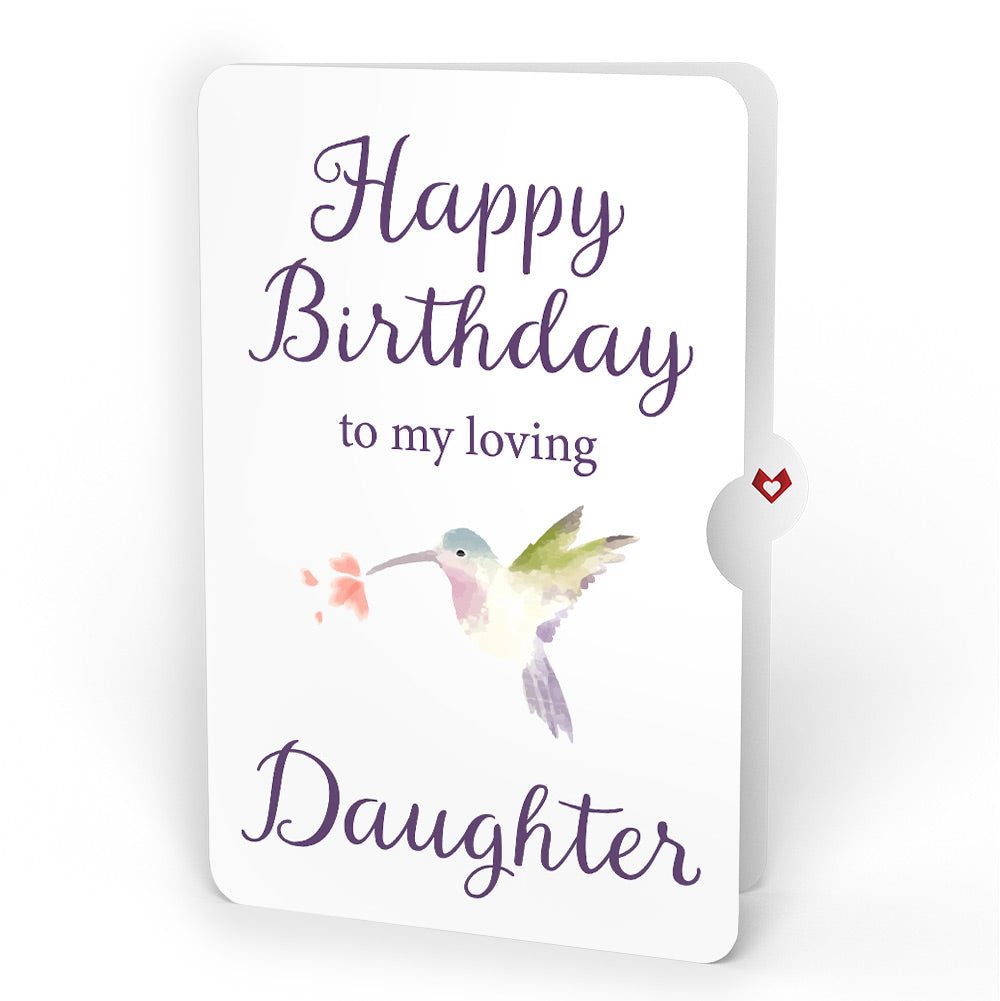 Love in Bloom Hummingbird Birthday Pop-Up Card and Sentiment Set for Daughter