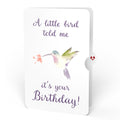 Hummingbird Birthday Pop-Up Card and A Little Hummingbird Kisses Sentiment Set
