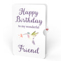 Hummingbird Birthday Pop-Up Card and Sentiment Set for Friend