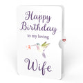 Hummingbird Birthday Pop-Up Card and Sentiment Set for Wife