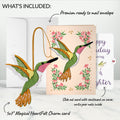 Serene Hummingbird Birthday HeartFelt Charm Card™ and Sentiment Set for Daughter
