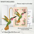 Serene Hummingbird Birthday HeartFelt Charm Card™ and A Little Hummingbird Kisses Sentiment Set