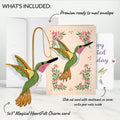 Serene Hummingbird Belated Birthday HeartFelt Charm Card™ and Sentiment Set
