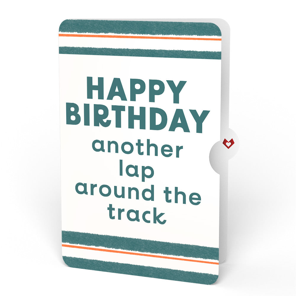 Race Day Running Birthday Pop-Up Card and Sentiment Set