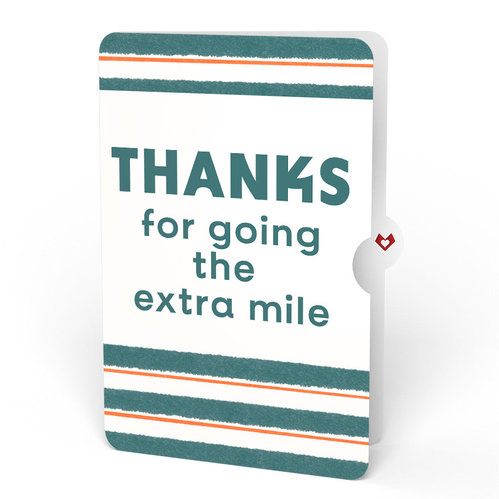 Race Day Running Thank You Pop-Up Card and Sentiment Set