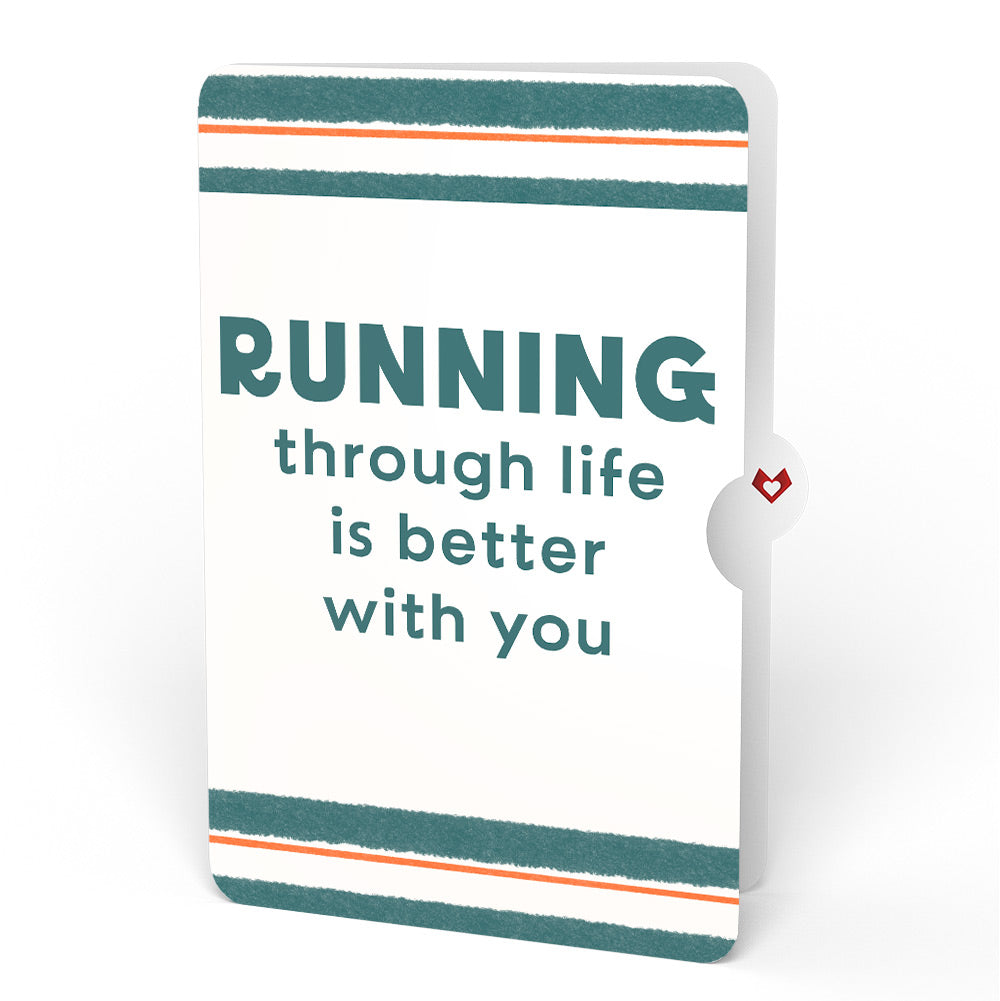 Race Day Running Love Pop-Up Card and Sentiment Set