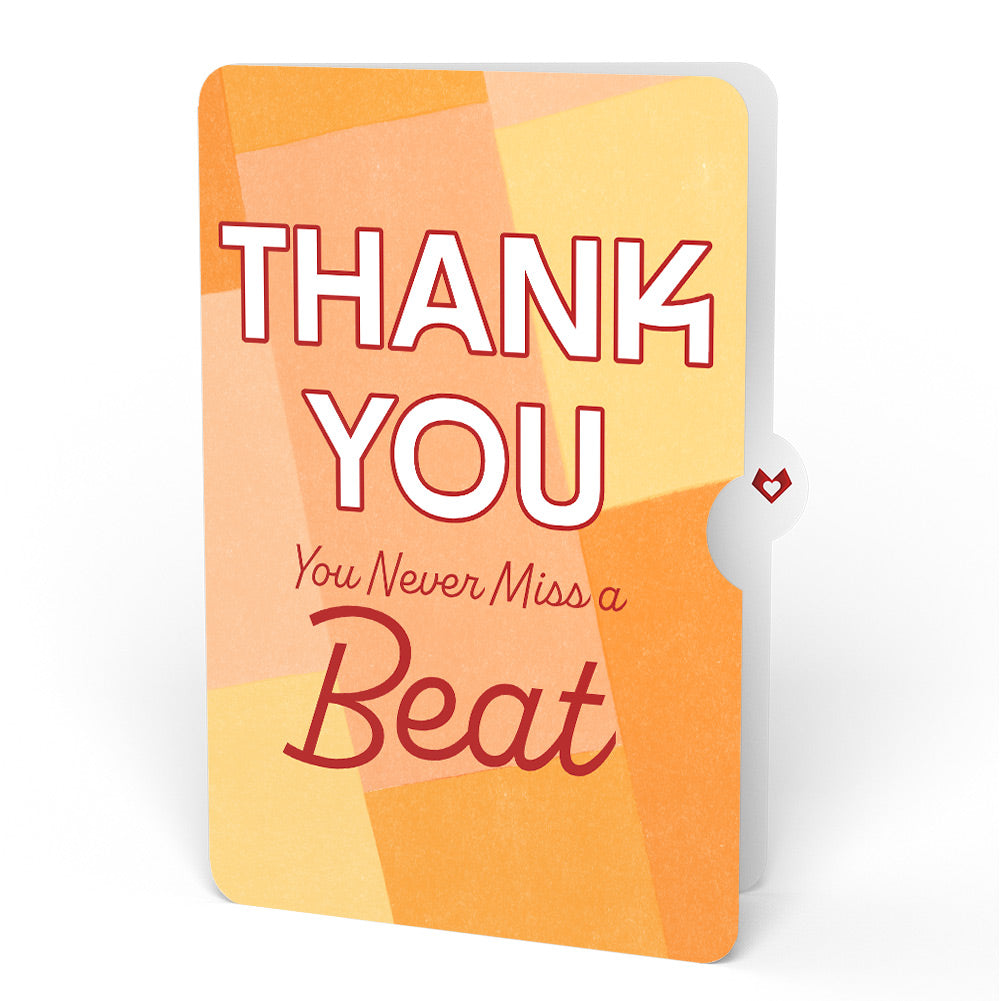 Drum Kit Thank You Pop-Up Card and Sentiment Set