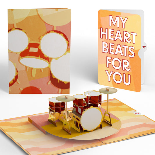 Drum Kit Love Pop-Up Card and Sentiment Set