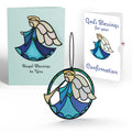 Angel Blessings to You Confirmation Suncatcher Card and Sentiment Set