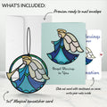 Angel Blessings to You Confirmation Suncatcher Card and Sentiment Set