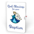 Angel Blessings to You Baptism Suncatcher Card and Sentiment Set