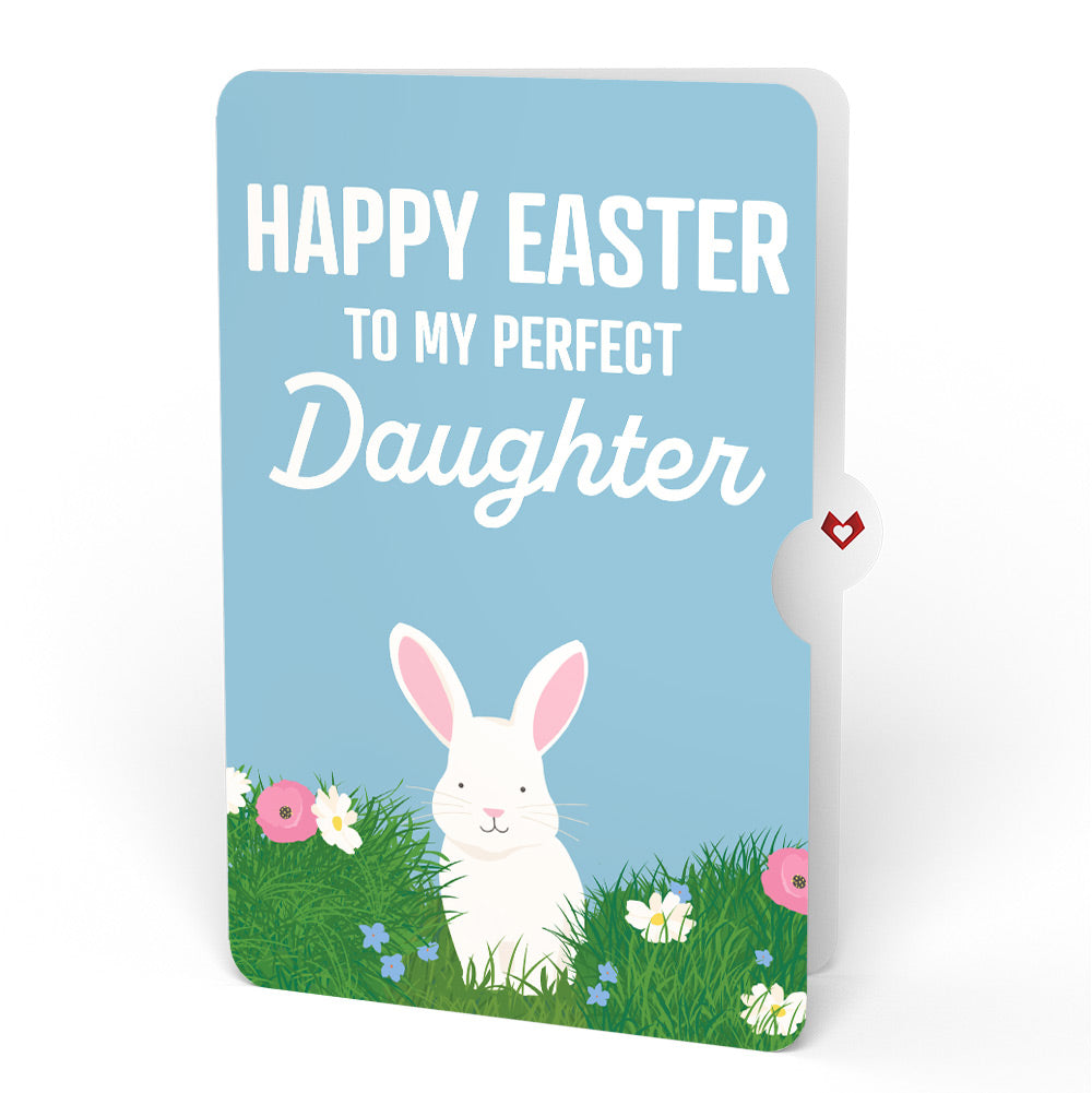 Happy Easter Spring Meadow Pop-Up Card and Sentiment Set for Daughter