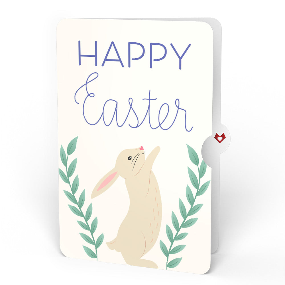 'Happy Easter Wishes' Bunny Plushpop Card and Sentiment Set