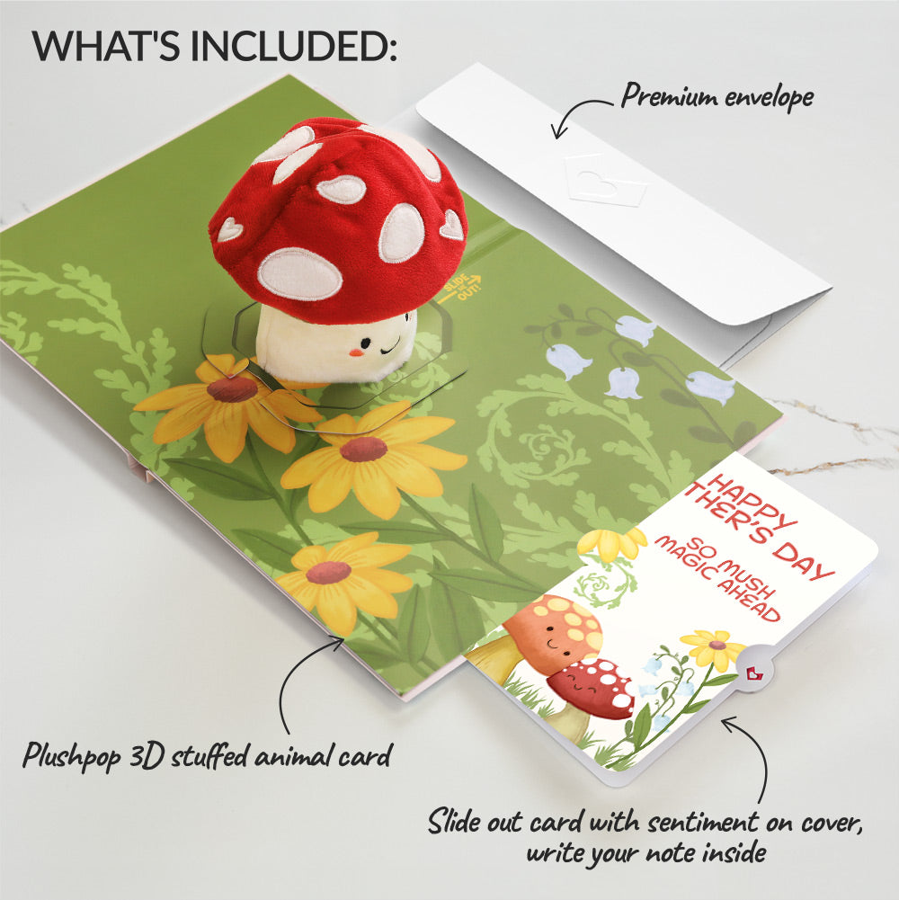 'Love You So Mush' Mother’s Day Plushpop Card and Sentiment Set for Mom-to-be