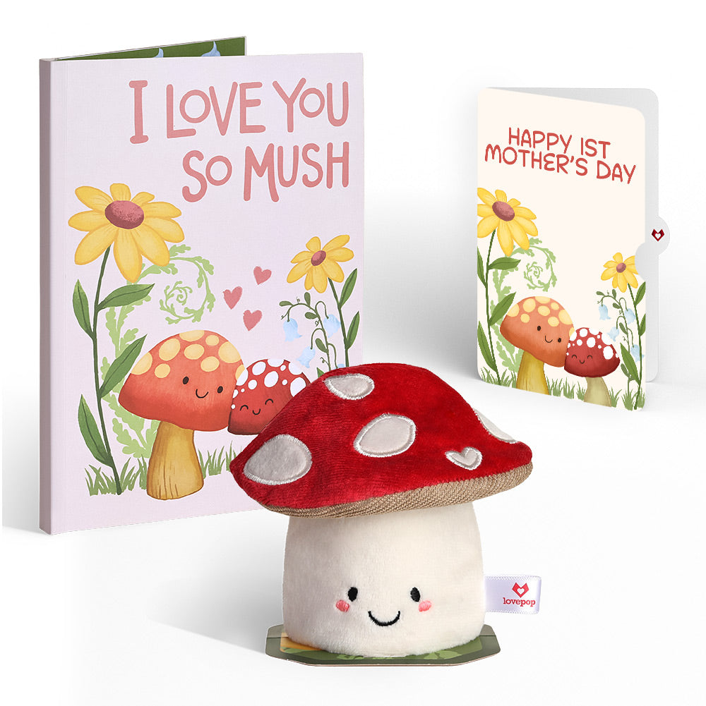 'Love You So Mush' 1st Mother’s Day Plushpop Card and Sentiment Set for New Mom