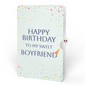 Wishing You a Happy Birthday Music and Lights Pop-Up Card and Sentiment Set for Boyfriend