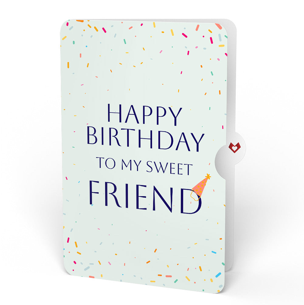 Wishing You a Happy Birthday Music and Lights Pop-Up Card and Sentiment Set for Friend