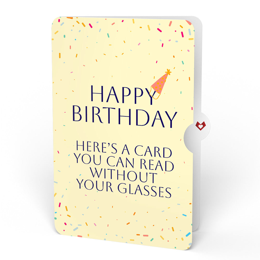 Happy Birthday Confetti Cake Music and Lights Pop-Up Card and Sentiment Set