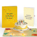 Happy Birthday Confetti Cake Music and Lights Pop-Up Card and Sentiment Set for Kid