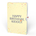 Happy Birthday Confetti Cake Music and Lights Pop-Up Card and Sentiment Set for Kid
