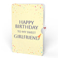 Happy Birthday Balloons Music and Lights Pop-Up Card and Sentiment Set for Girlfriend