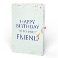 Happy Birthday Balloons Music and Lights Pop-Up Card and Sentiment Set for Friend