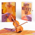 Violin Mother’s Day Pop-Up Card and Sentiment Set for Mom