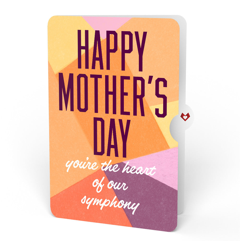 Violin Mother’s Day Pop-Up Card and Sentiment Set for Mom