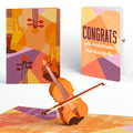 Violin Congratulations Pop-Up Card and Sentiment Set