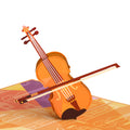 Violin Congratulations Pop-Up Card and Sentiment Set