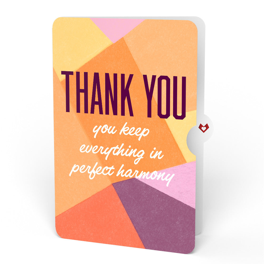 Violin Thank You Pop-Up Card and Sentiment Set