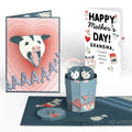 Life Without You Is Trash Possums Mother’s Day Pop-Up Card and Sentiment Set for Grandmother