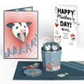 Life Without You Is Trash Possums Mother’s Day Pop-Up Card and Sentiment Set for Wife