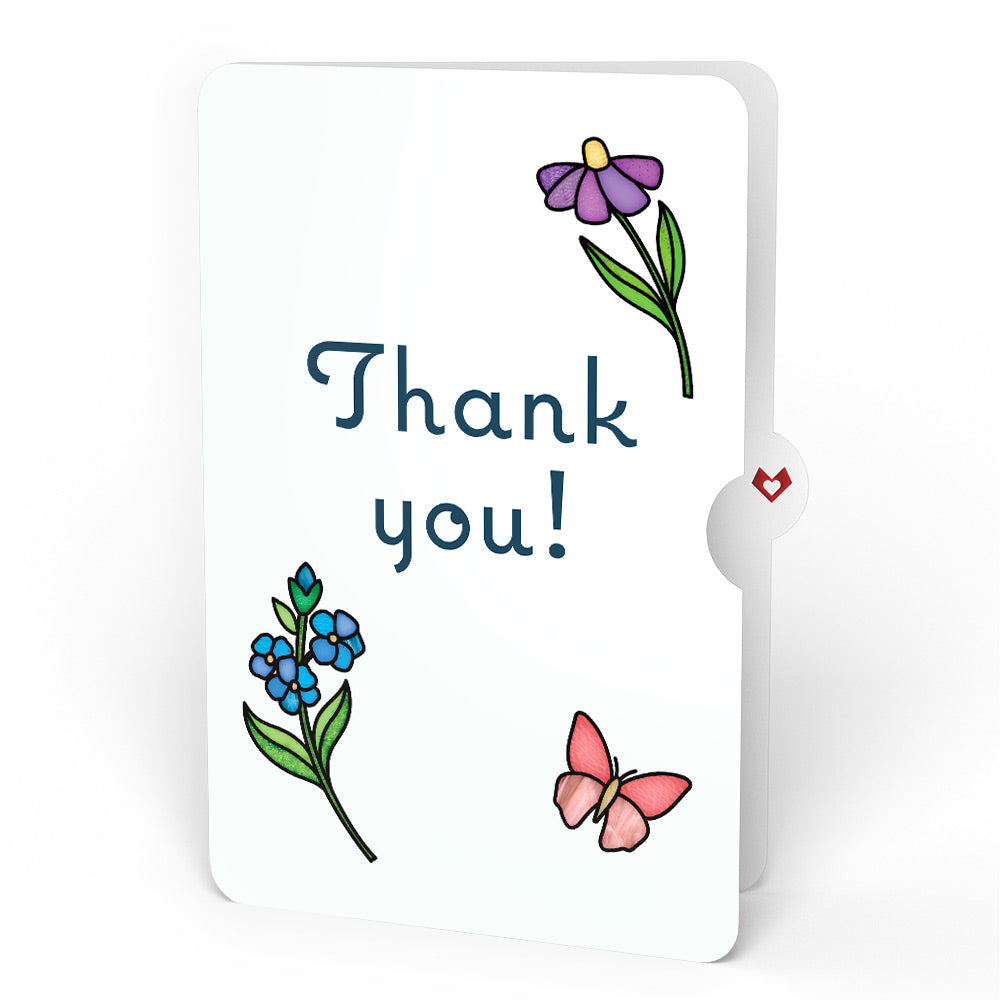 Garden Glow Thank You Suncatcher Bouquet and Sentiment Set