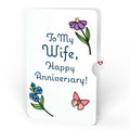 Garden Glow Anniversary Suncatcher Bouquet and Sentiment Set for Wife