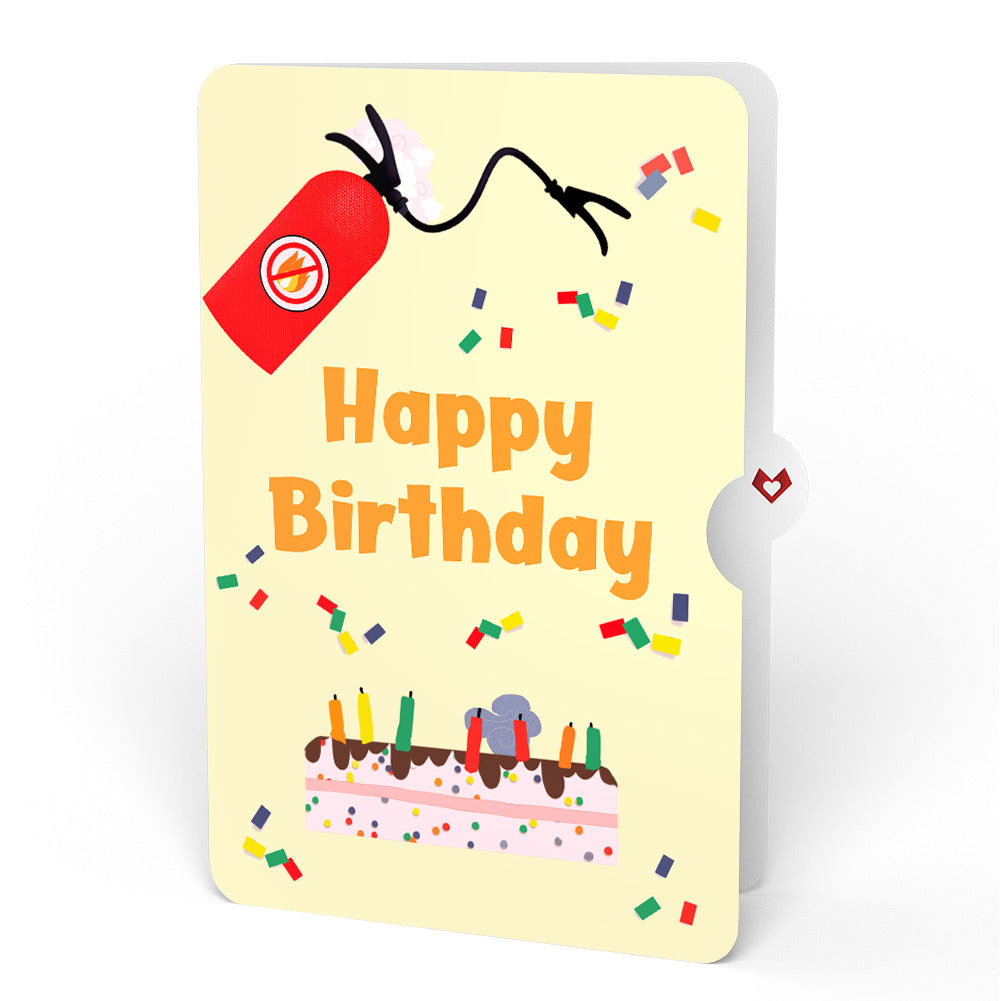 Holy Smokes You're Old Birthday Pop-Up Card and Fire Extinguisher Sentiment Set