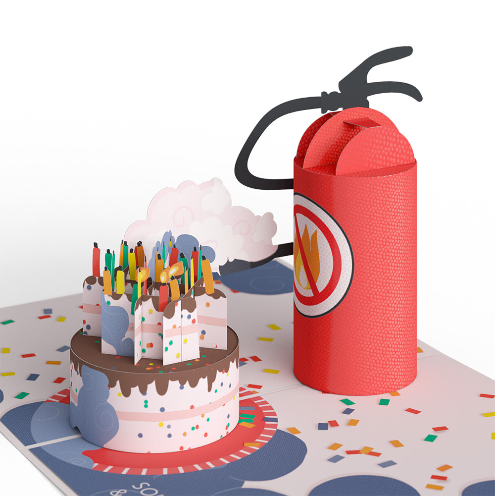 Holy Smokes You're Old Birthday Pop-Up Card and Sentiment Set for Friend