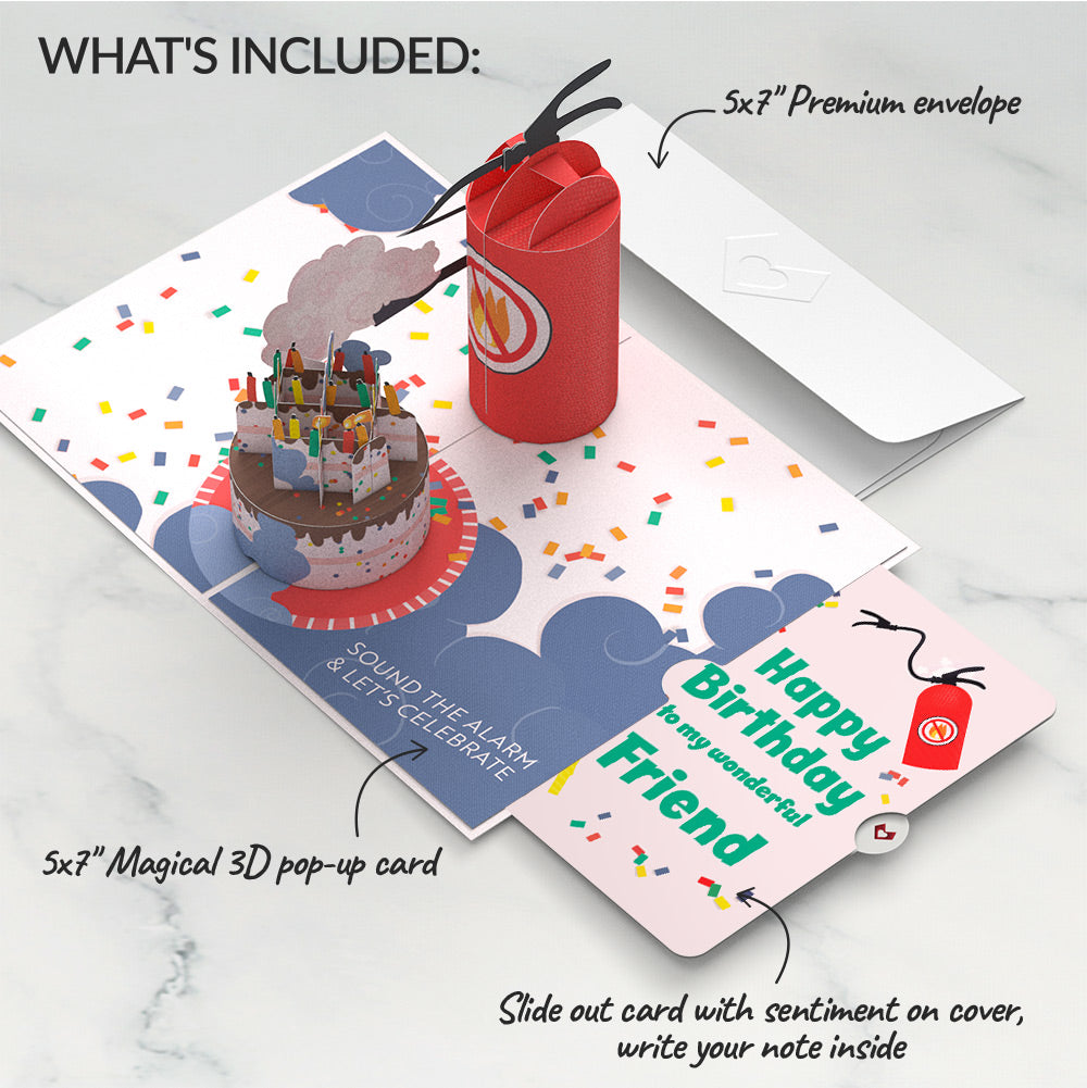 Holy Smokes You're Old Birthday Pop-Up Card and Sentiment Set for Friend